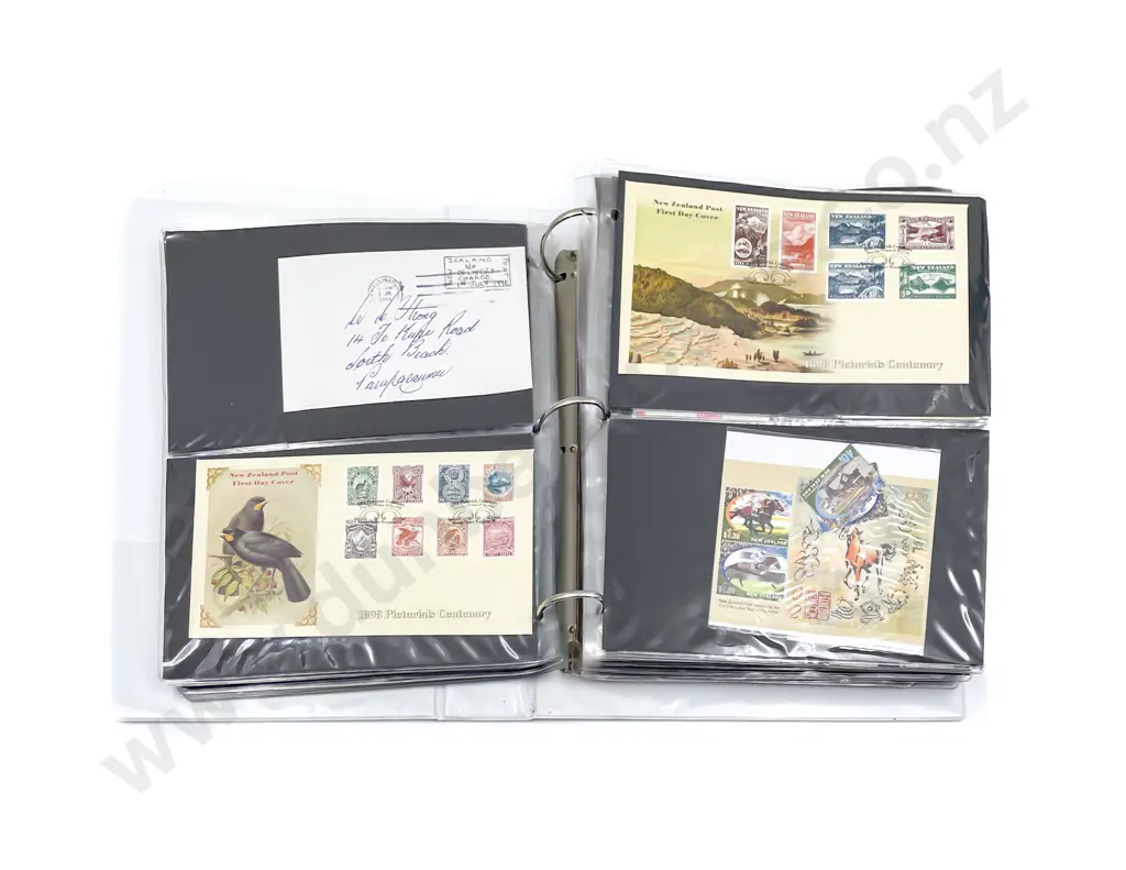 NZ Vintage Album 1900 - 1977 and Album of FDC's Image 1++