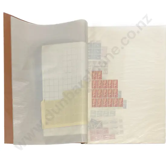 NZ Stock Book for Sheet Block with Small Blocks and Mixed Vintage