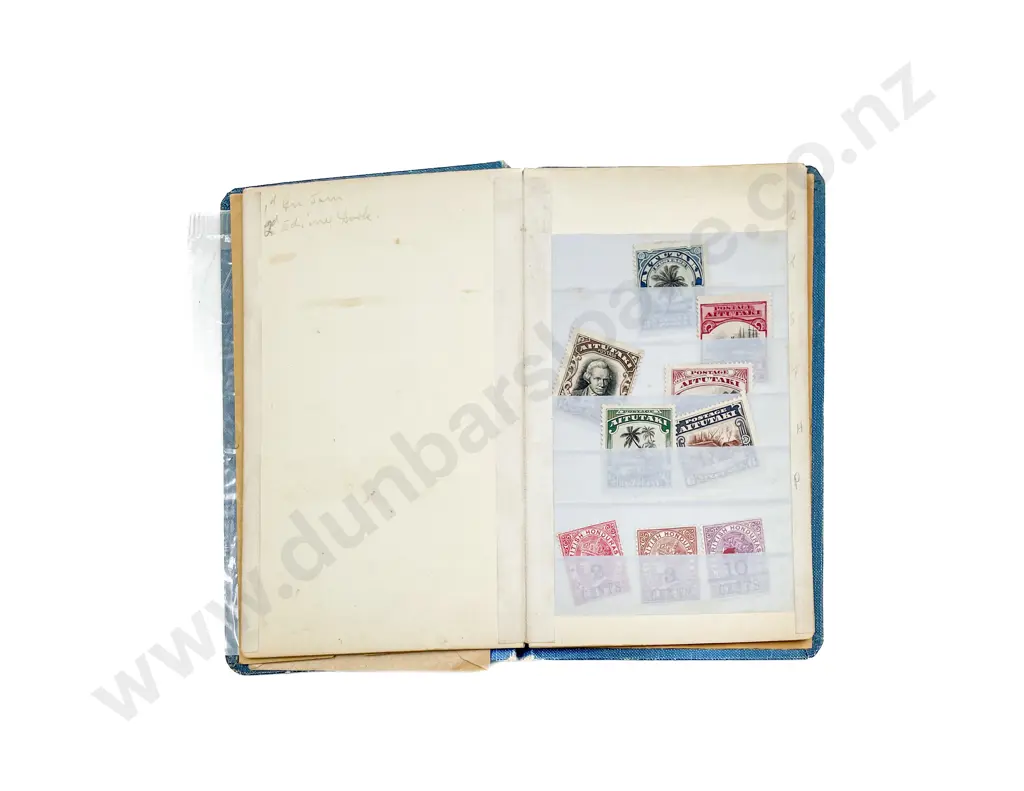 Aitutaki Six Mint Stamps with RNZAF '45 Envelope Image 1++