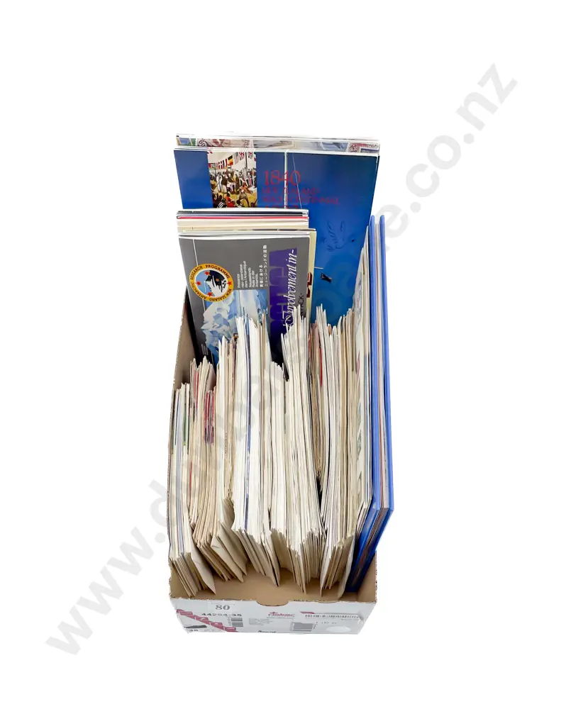 NZ Bundle Qty FDC's and Stamp Packs with America's Cup Album Image 1++