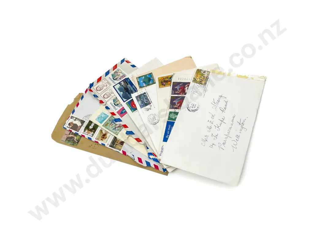 NZ Mainly with World Postal History and Envelope Sorted Stamps Image 1++