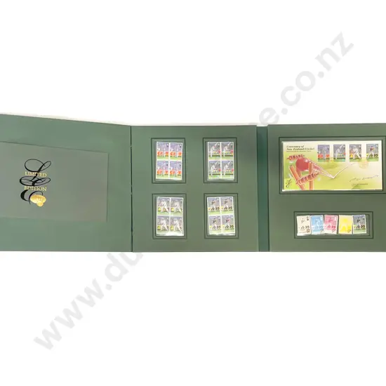 NZ Cricket 1994 Ltd Ed Stamp Collection