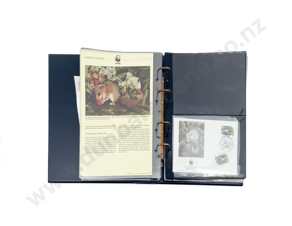 Three Folders C1990's WWF FDC's also with part complete folder Image 1++