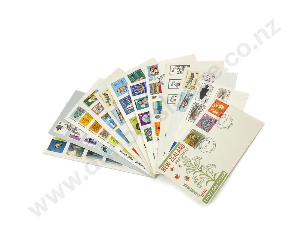 NZ Bundle Qty FDC's and Stamp Packs C1970's Image 1++