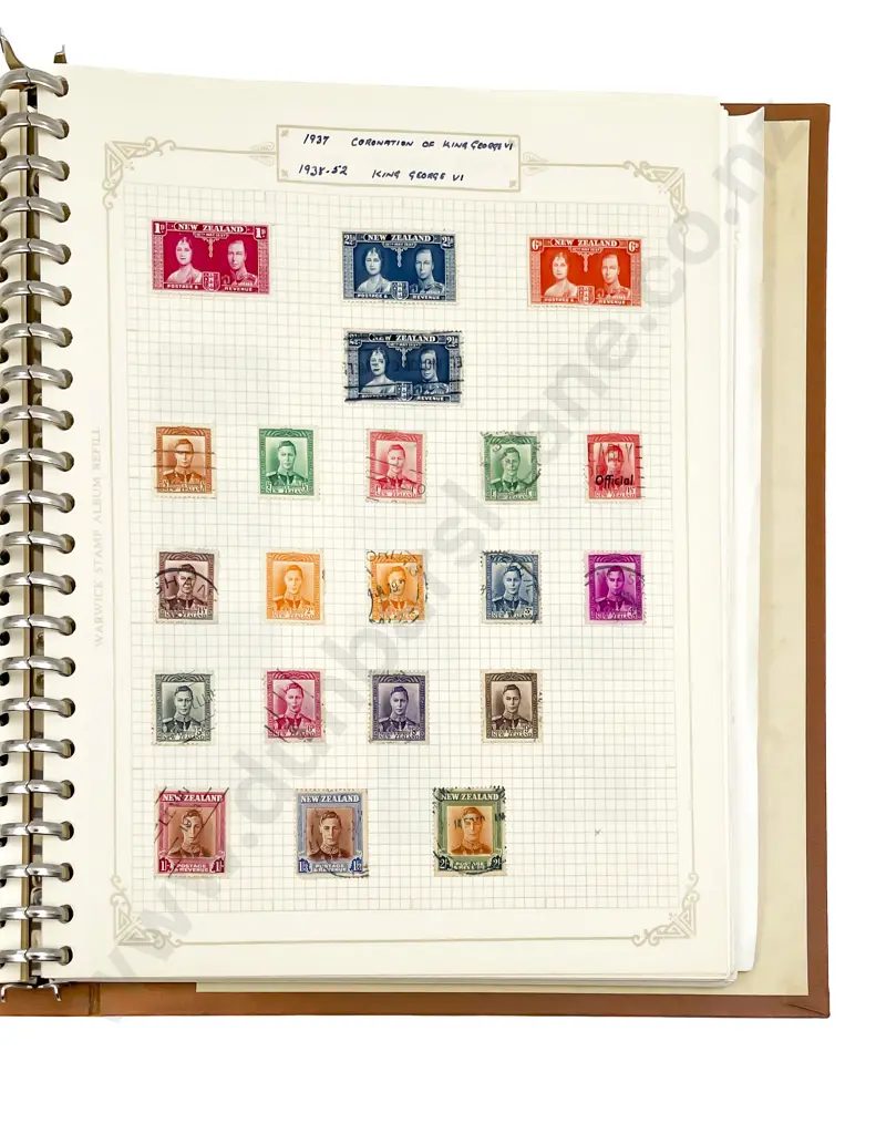 NZ and Pacific Pictorial Album with un-sorted loose stamps Image 1++