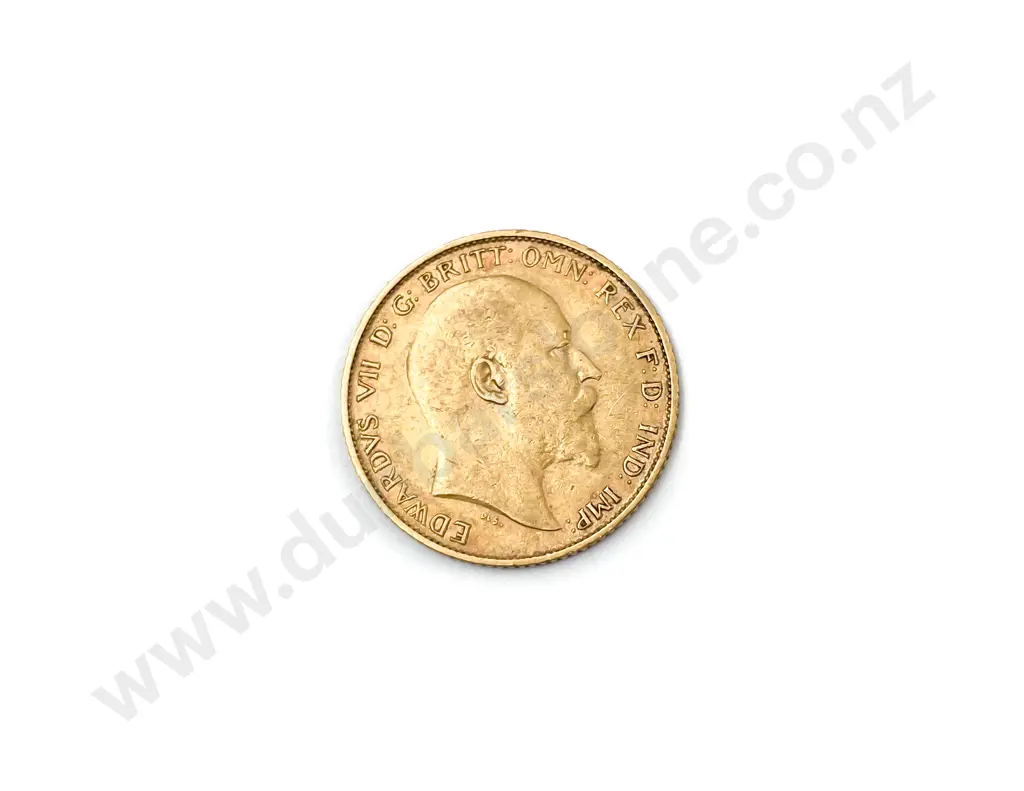 1908 Edward VII Gold Half Sovereign Sydney mint Image 1++