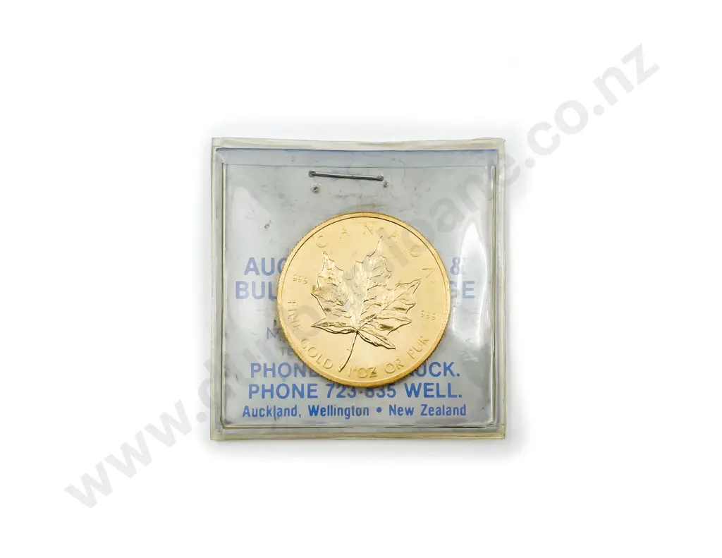 1979 Canadian 1ozTroy .9999 Fine NZ Gold Image 1++