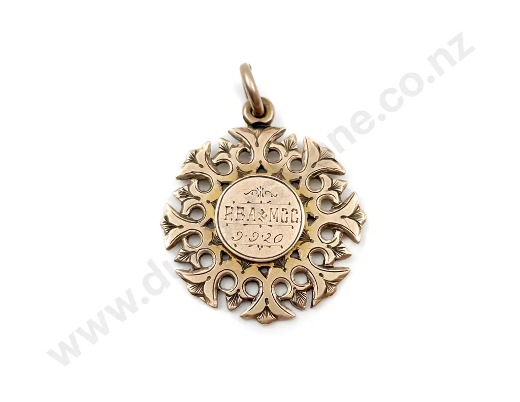 9ct Youths Cycle Road Race Medal Image 1++