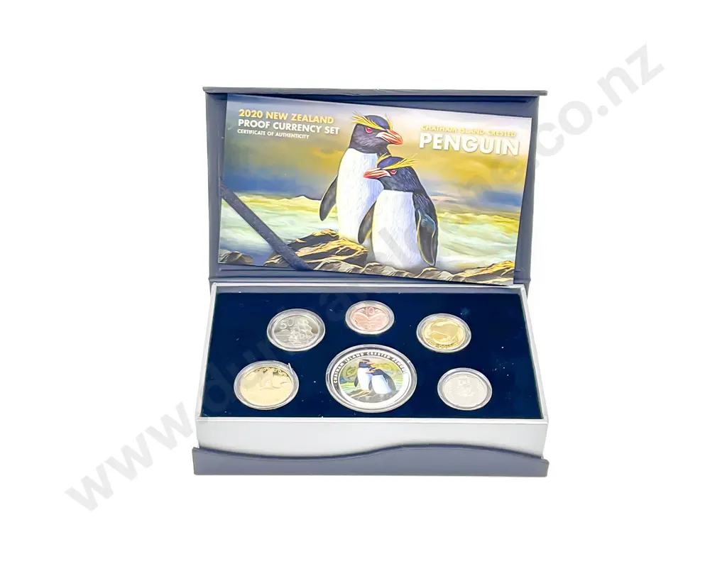 NZ 2020 Proof Currency Coin Set Image 1++