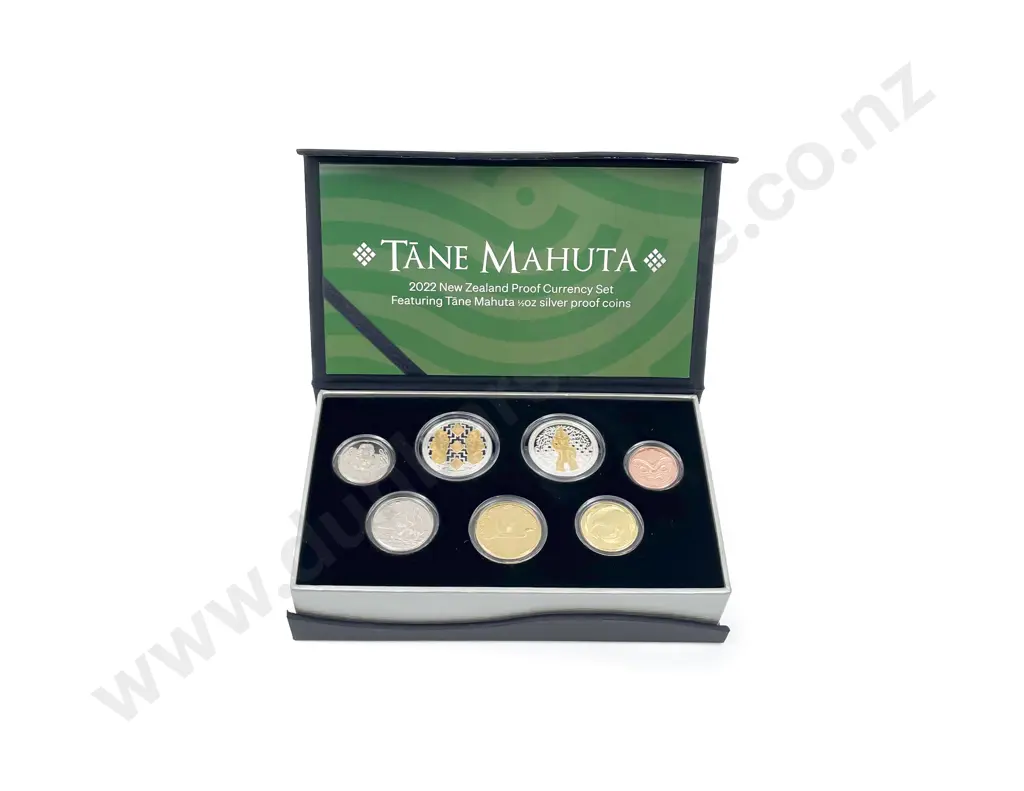 NZ 2022 Proof Currency Coin Set Image 1++