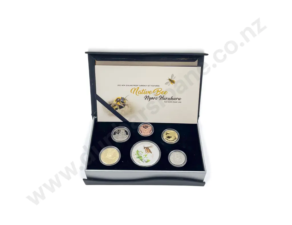NZ 2023 Proof Currency Coin Set Image 1++