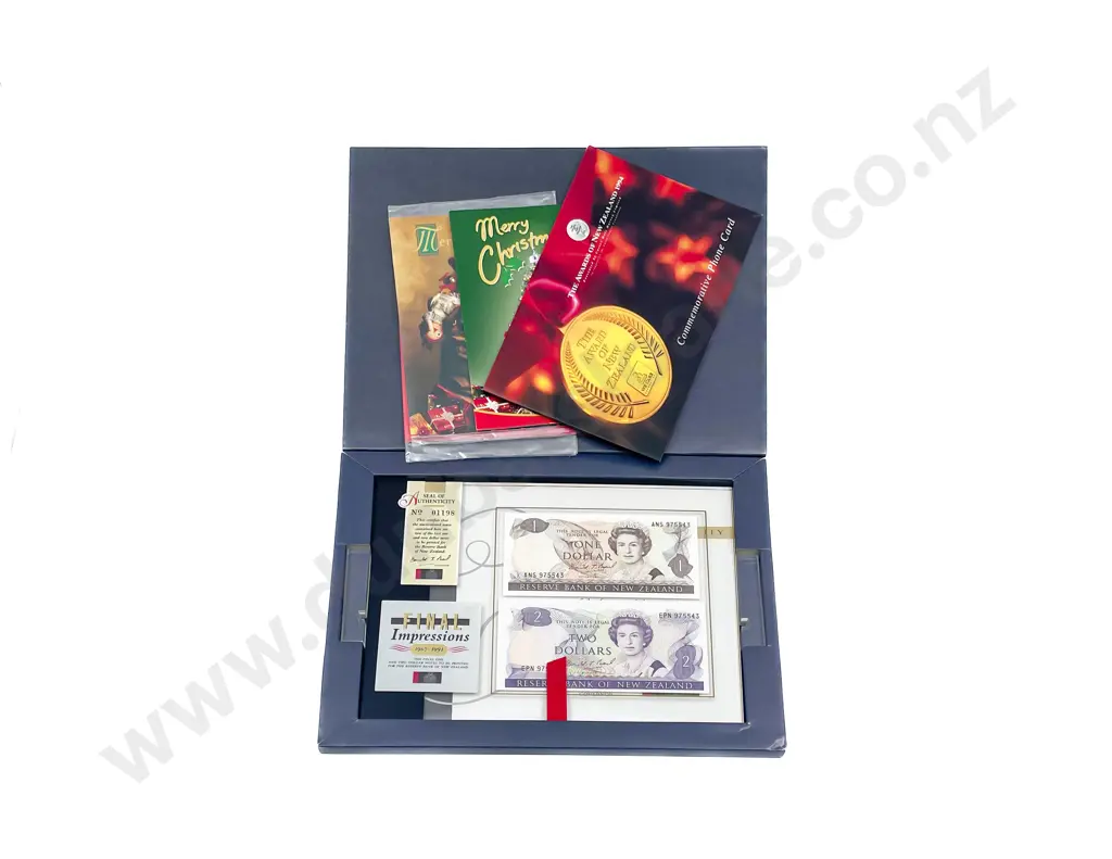 NZ Ltd Ed 1967-1991 Final Impressions Commemorative Pack and Phone Cards Image 1++