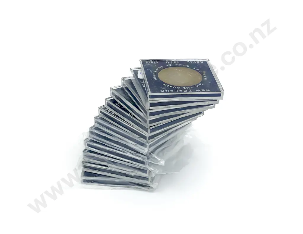 NZ Commemorative $1 1969 Cook x6 1970 Royal Visit x6 Image 1++
