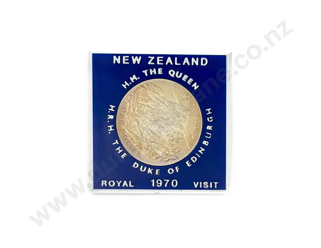 NZ Commemorative $1 1969 Cook x6 1970 Royal Visit x6 Image 1++