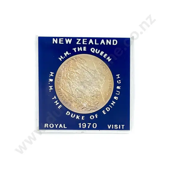 NZ Commemorative $1 1969 Cook x6 1970 Royal Visit x6
