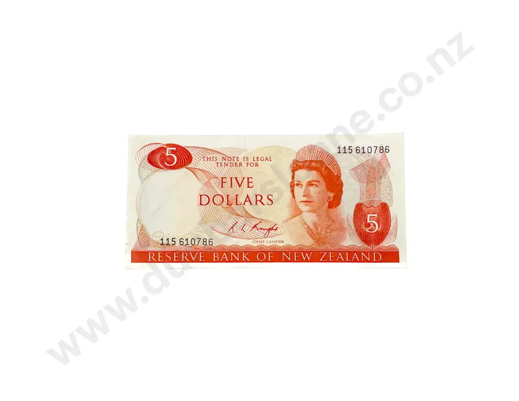 NZ 8 $5 Bank Notes signed Brash Hardie Knight and Wilks Image 1++
