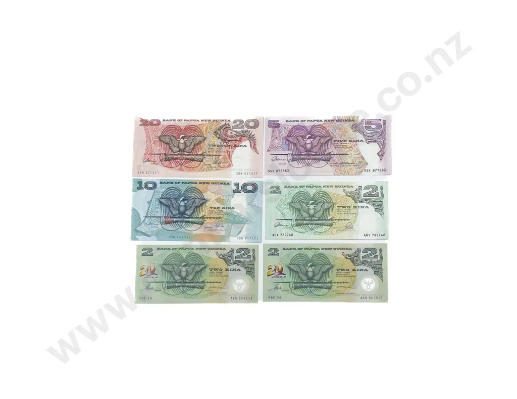 PNG Unc Bank Notes 20 10 5 x2 2 x10 Image 1++