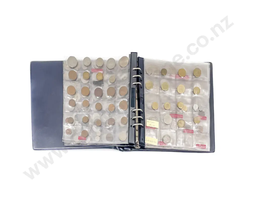 14 Page World Album of Pocket Change Coinage Image 1++