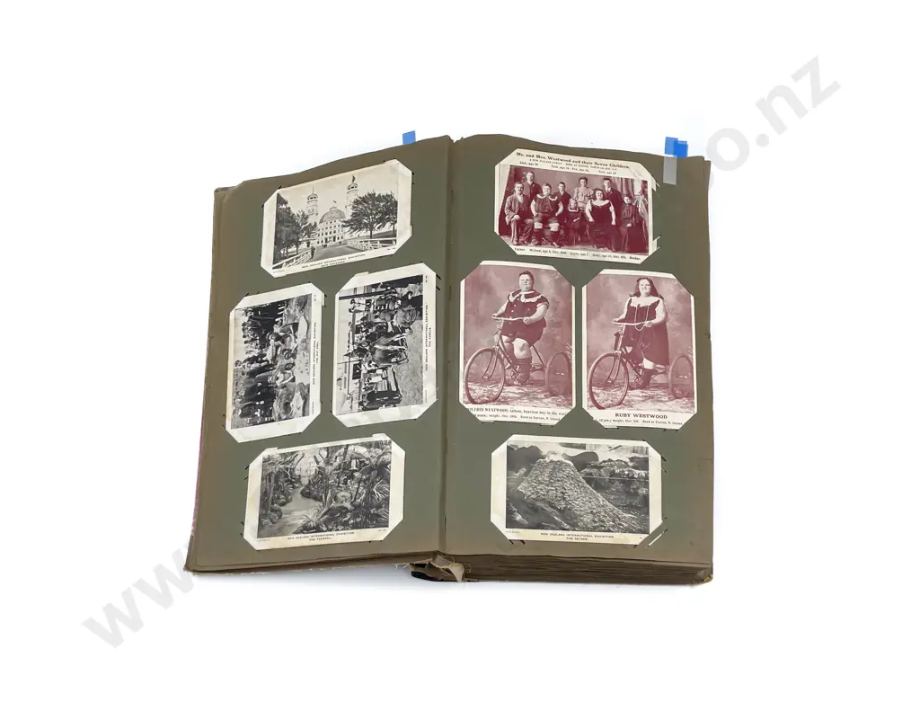 Late C19th Early C20th Large Postcard Album Image 1++