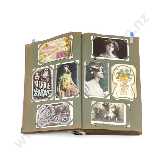 Late C19th Early C20th Large Postcard Album