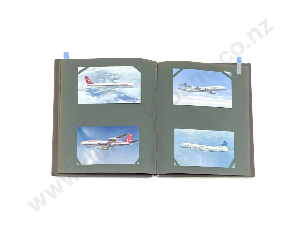 Vintage Postcard Album of Radio Cards and Aviation Image 1++