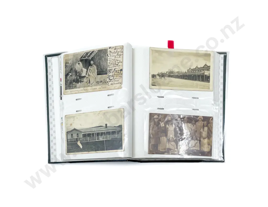 Small Vintage Post Card Album Image 1++