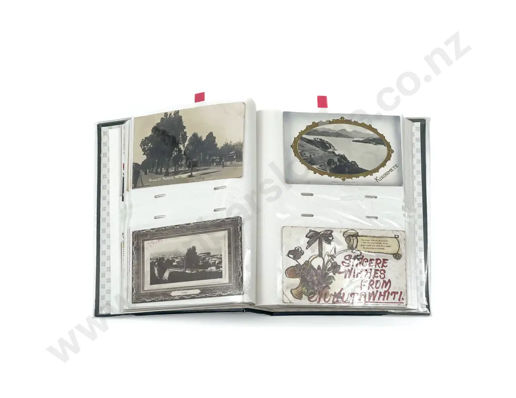 Small Vintage Post Card Album Image 1++