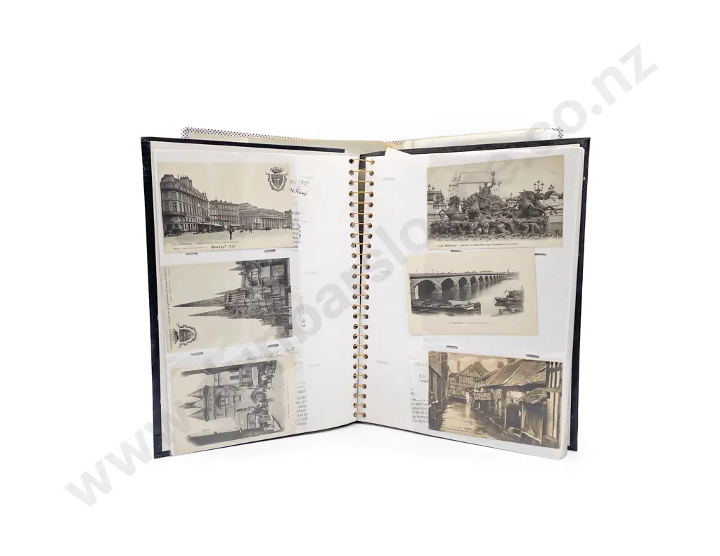 Three Albums Assorted Postcards Image 1++