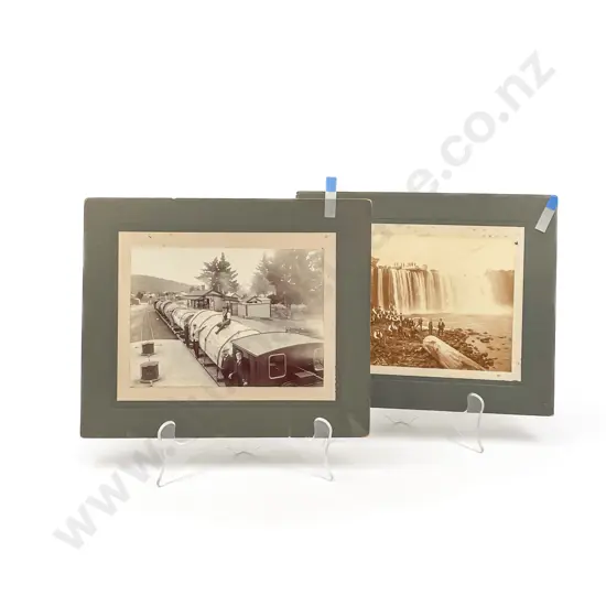 Early C20th Twelve Photographs Depicting Logging and Scenes