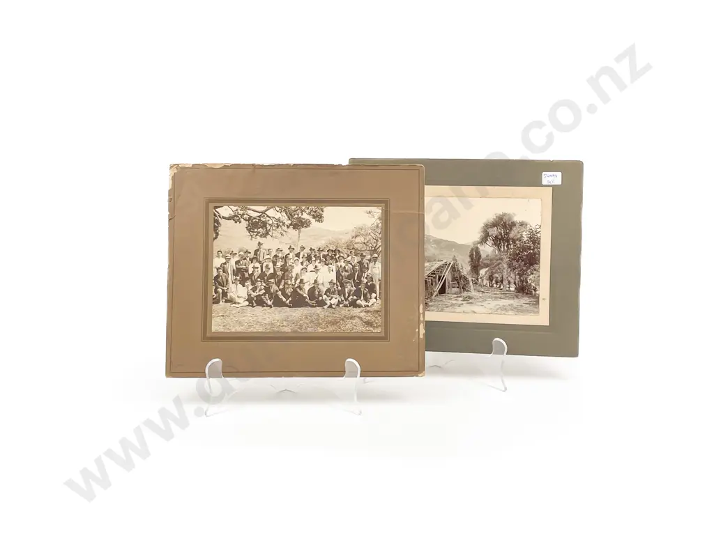Early C20th Snap Shot and Other Photographs with three Studio Maori Studies (23) Image 1++