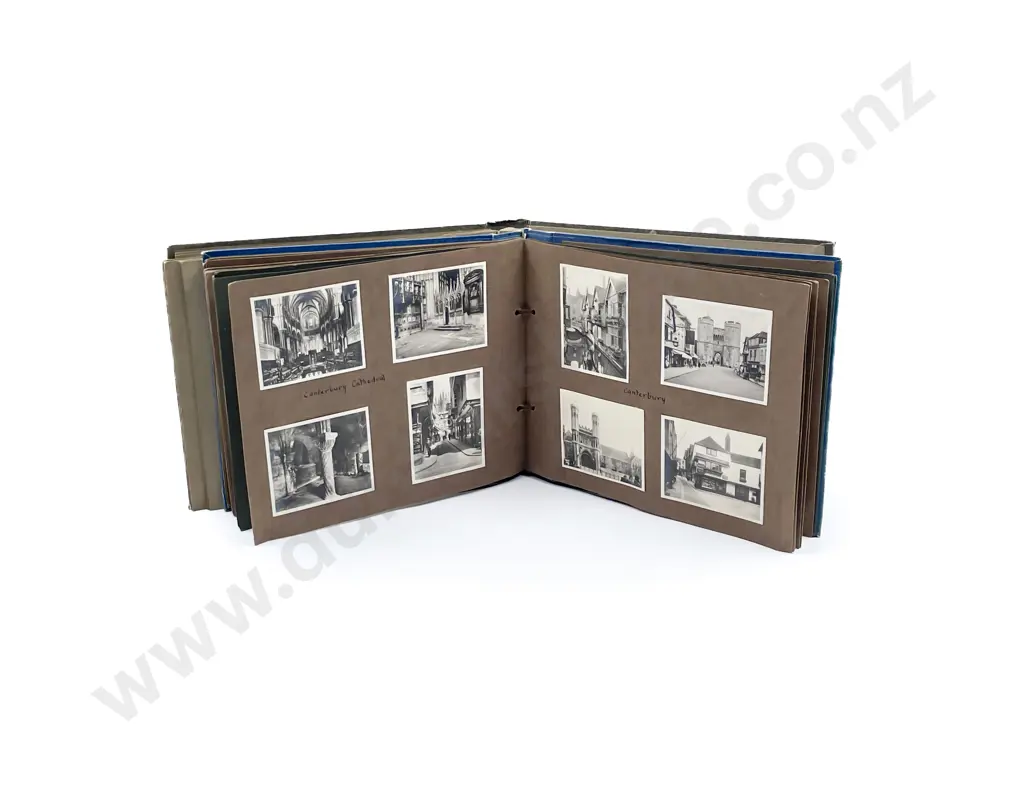 Three World Snapshot and Souvenir Albums with Various Postcards Image 1++