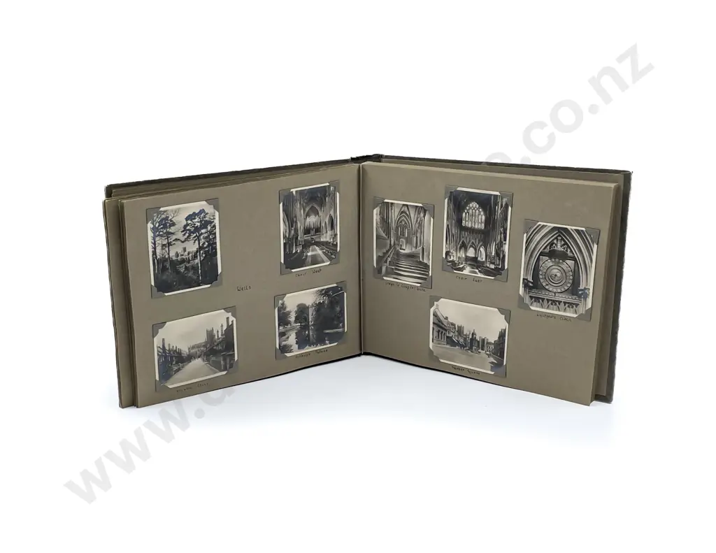Three World Snapshot and Souvenir Albums with Various Postcards Image 1++