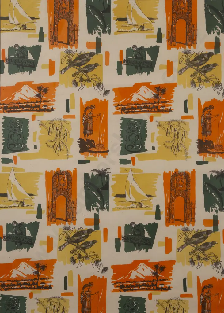 Croxley Company - Framed Kiwiana Gift Wrapping Paper Image 1++