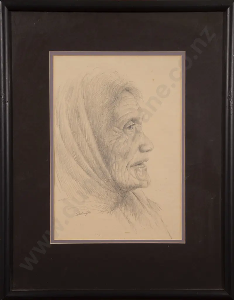 Philip Waddington - Māori Woman Image 1++