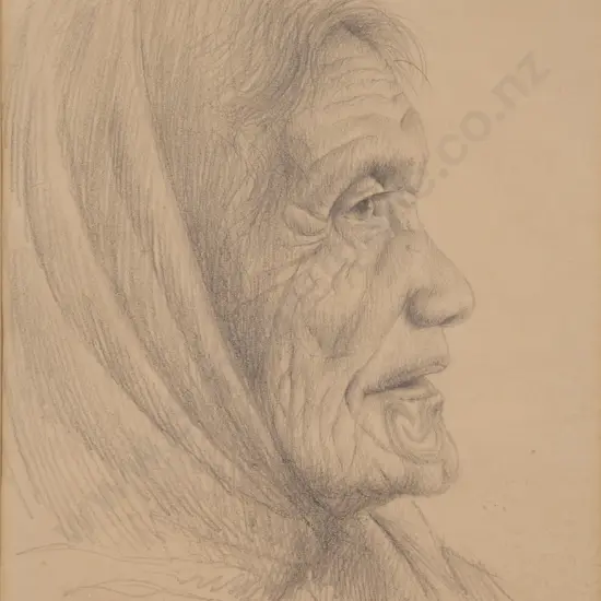 Philip Waddington - Māori Woman