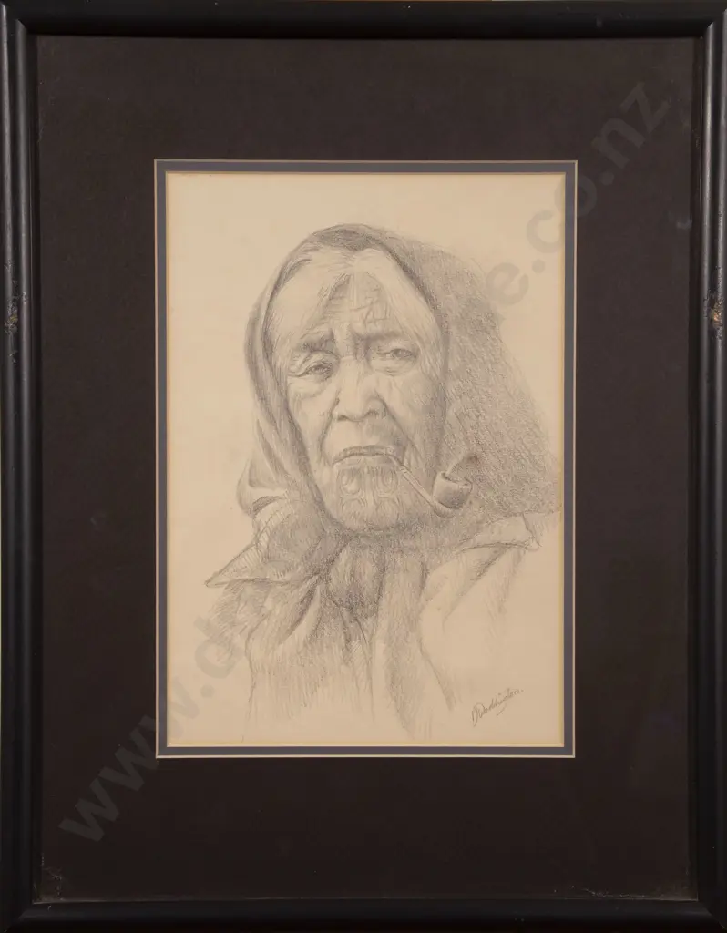 Philip Waddington - Māori Woman Image 1++