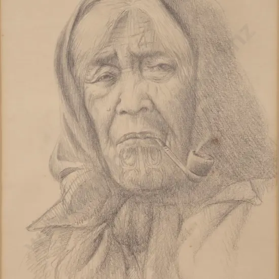 Philip Waddington - Māori Woman