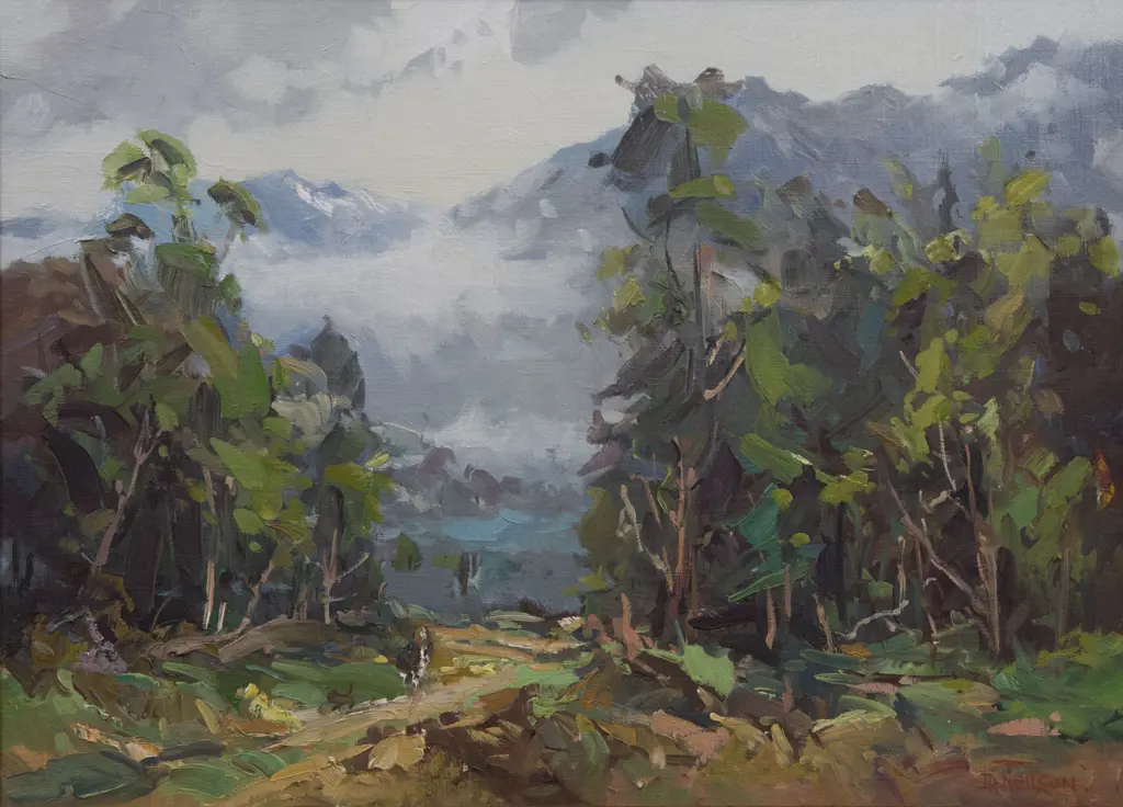 Don Neilson (1924 - 2003) - Bush Walk Image 1++