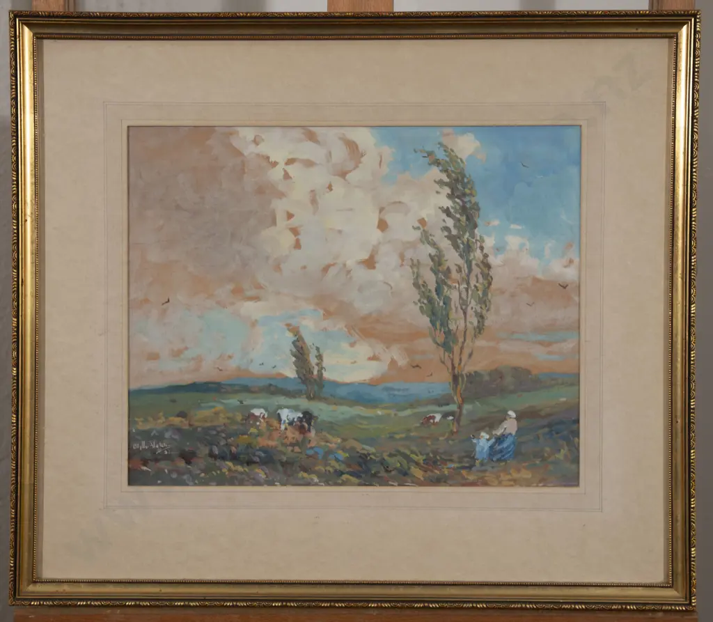 Blythe Fletcher (1890 - 1949) - Windy Day Image 1++