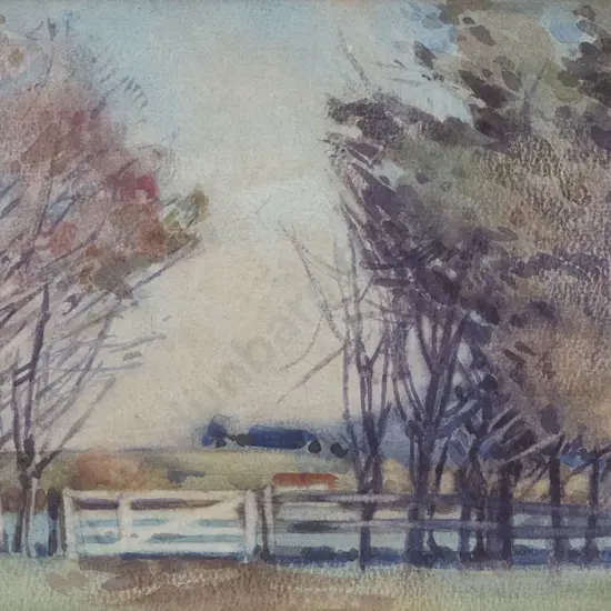 Nugent Welch (1881-1970) - View Through Trees