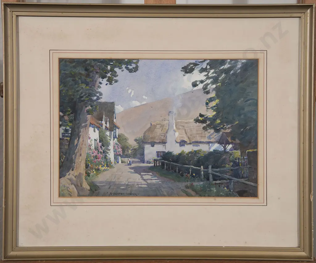Alfred Heaton-Cooper (1864 - 1929) - English Village Image 1++