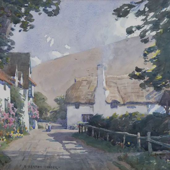 Alfred Heaton-Cooper (1864 - 1929) - English Village