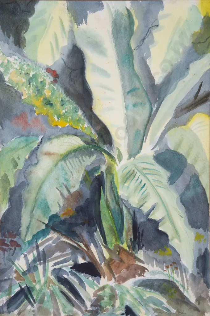 John Pine Snadden (1913 - 1999) - Begonia House III Image 1++
