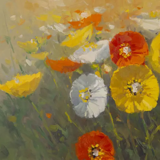 John Crump (b 1943) - Iceland Poppies