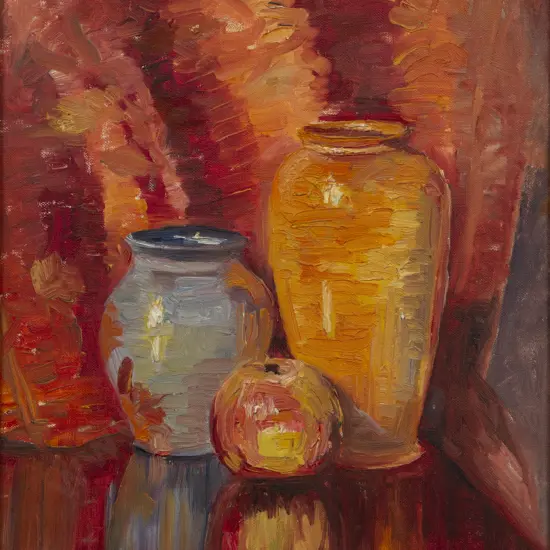 Francis McCracken (1879 - 1959) - Still Life Reflections