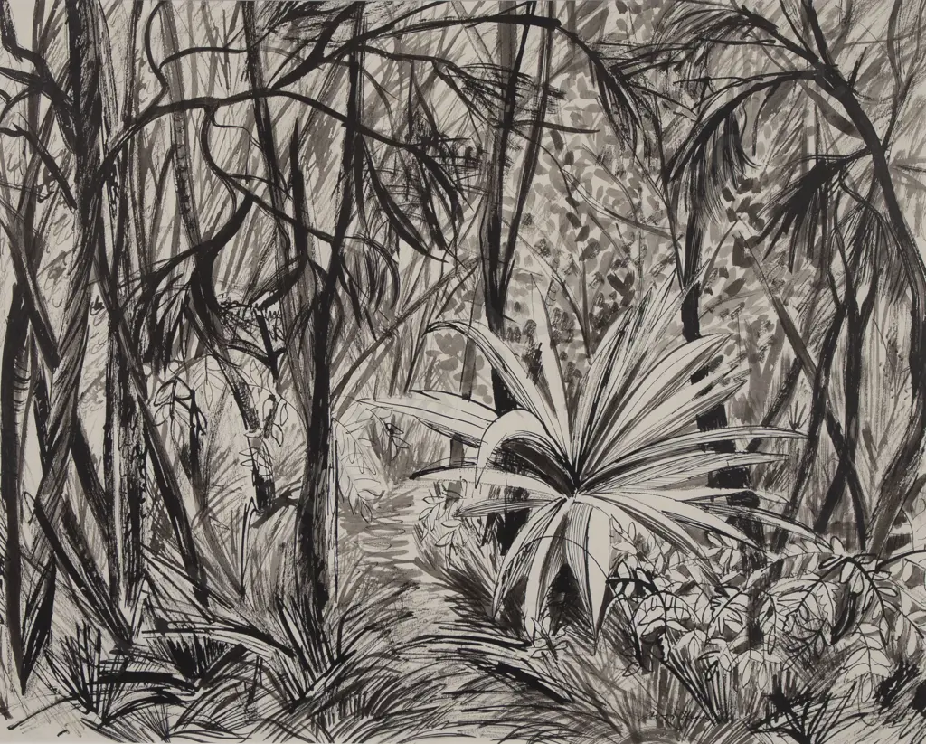 Avis Higgs (1918 - 2016) - Bush Study Image 1++