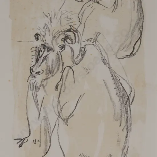 Lewis Miller (b 1959) - Mandrills (2)