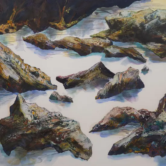 Brian Strong (b 1945) - Fractured Foundations 4