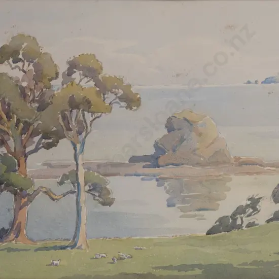Gwyneth Richardson (1896 - 1980) - Coastal View