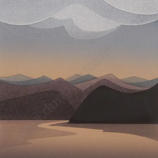 Beverley Neutze - Clouds Over The Lindis I